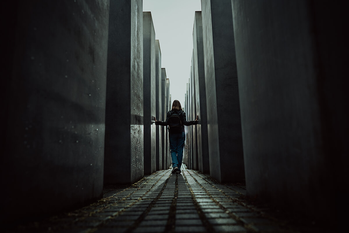 Holocaust herdenkingsmonument in Berlijn