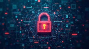 Abstracte voorstelling van digitale identiteit