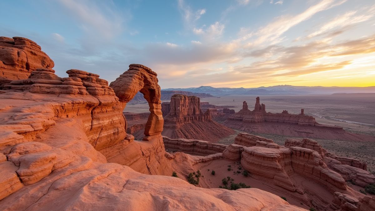 Adembenemende uitzichten van Arches National Park