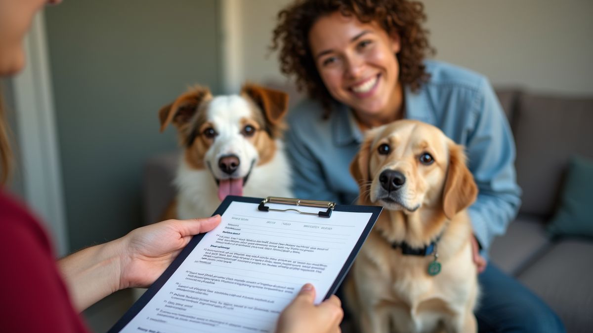 Adoptieproces in een dierenasiel