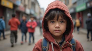 Afbeelding van straatkinderen overal ter wereld