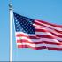 Amerikaanse vlag symboliseert onafhankelijkheid.