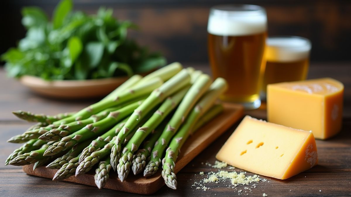 Asperges met Belgische producten