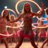 Baton Twirlers performing at a global event