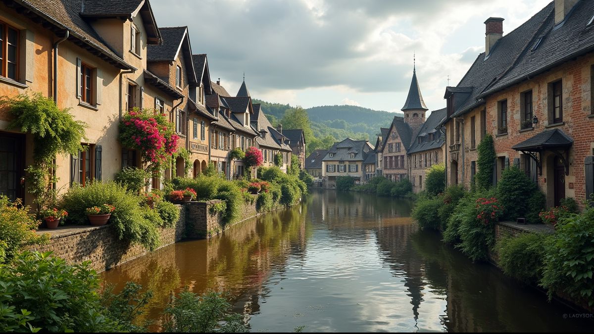 Belgisch dorp in de Ardennen tijdens Driekoningen