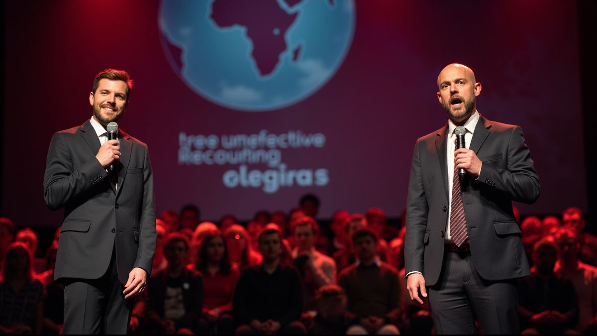 Belgische comedians op het podium