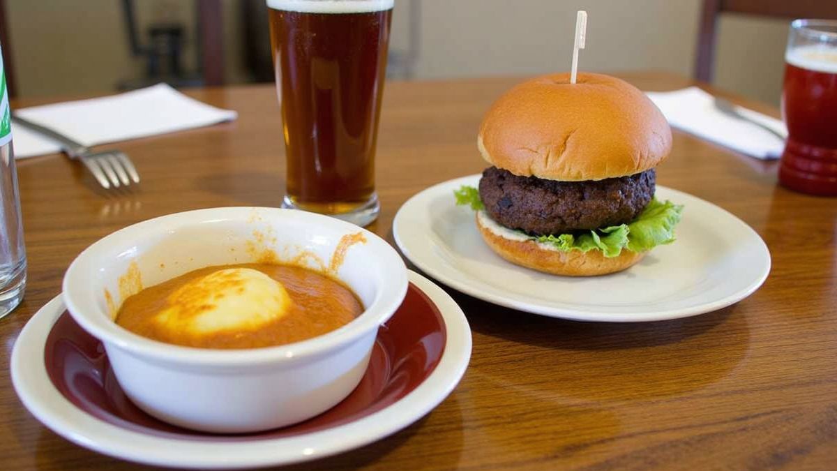 Bisonburgers en kuchen, typische gerechten uit Zuid-Dakota