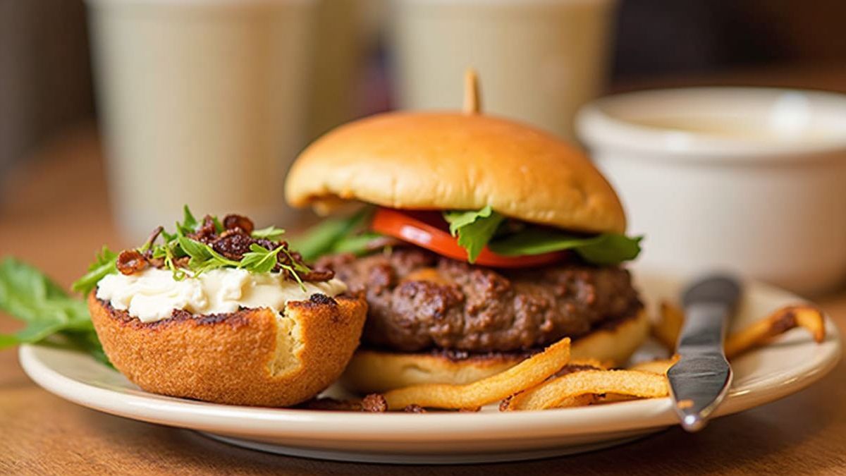 Bisonburgers en kuchen, typische gerechten uit Zuid-Dakota