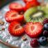 Chiazaad pudding met vers fruit