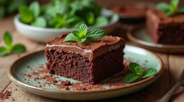 Chocolade Munt Dag met dessert