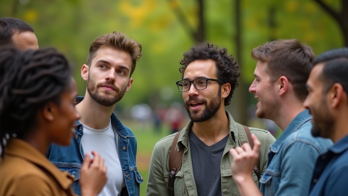 Diverse groep mensen discussiëren over ideeën.