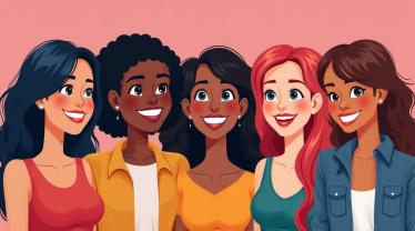 Diverse mensen die Lippen Waarderingsdag vieren