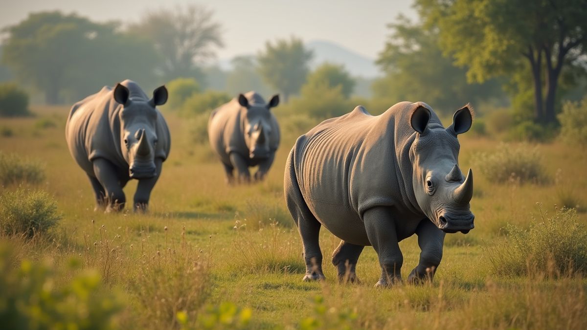 Ecologische impact van neushoorns in hun leefomgeving