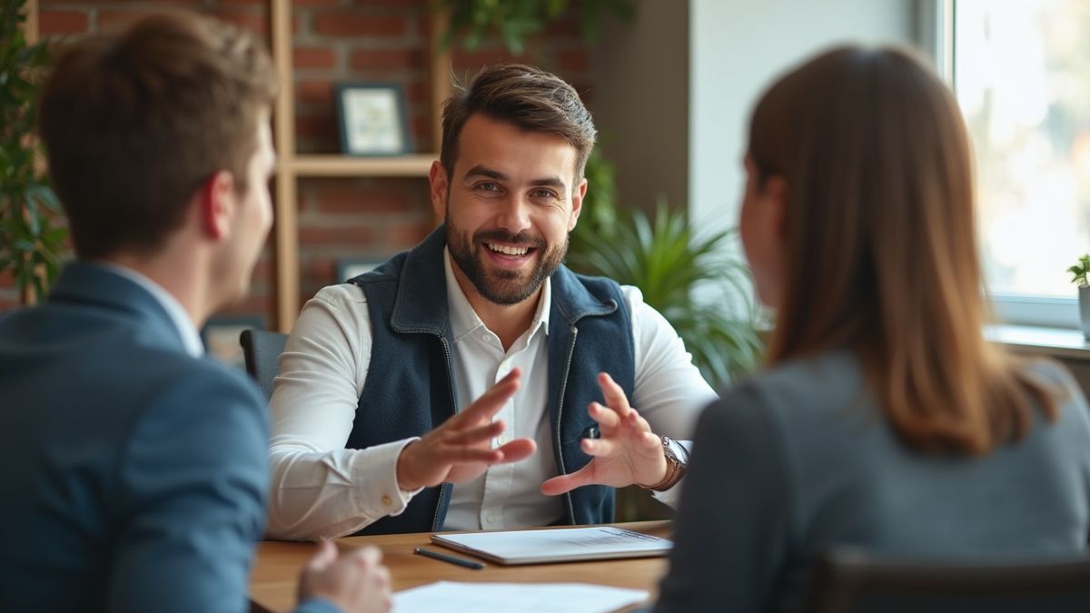 Een Belgische verzekeringsadviseur bespreekt flexibele opties.
