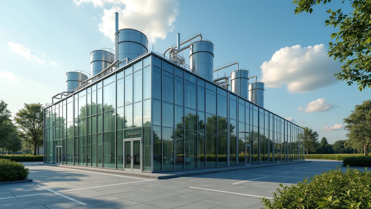 Een biodiesel installatie