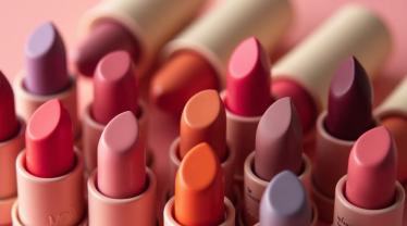 Verschillende veganistische lippenstiften