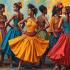 Een collage van diverse culturele kunst, dans en tradities van over de hele wereld.