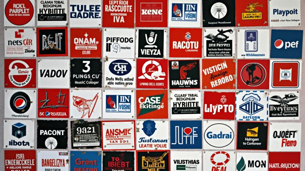 Een collage van lokale Belgische radiostations