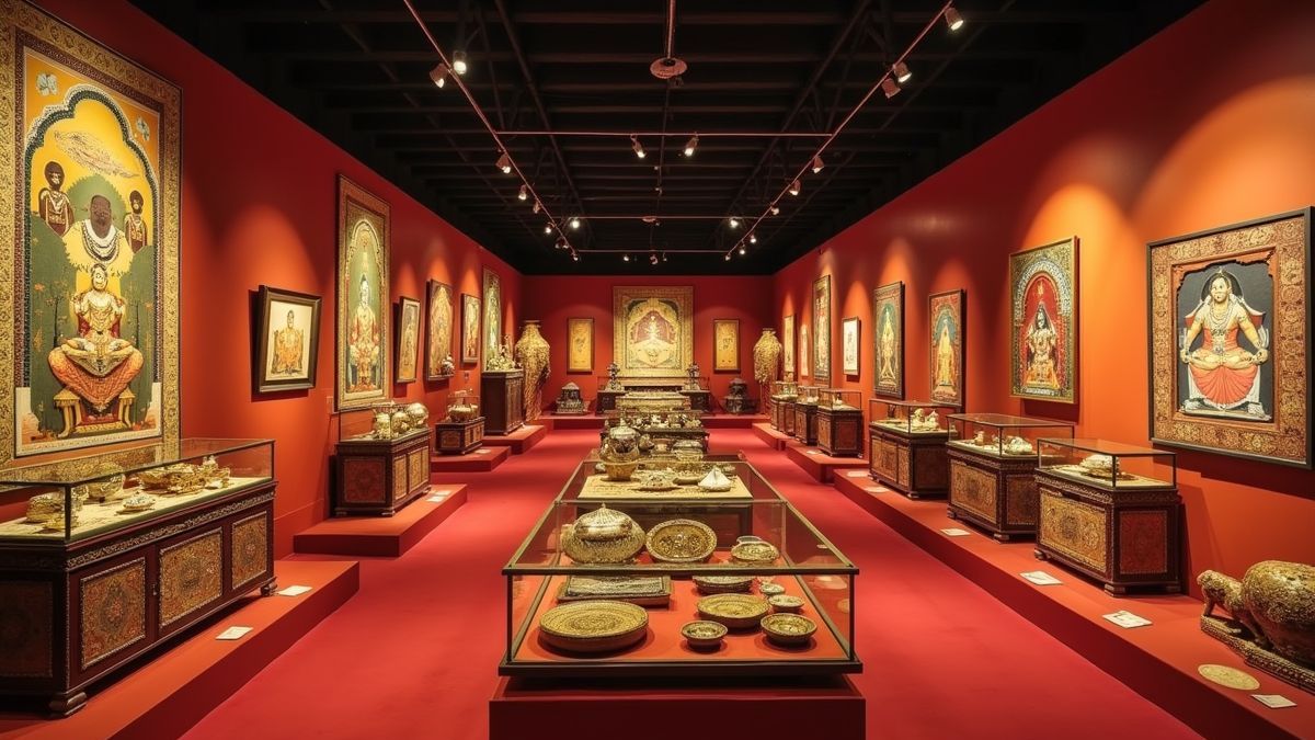 Een culturele tentoonstelling die het rijke erfgoed van Karnataka toont