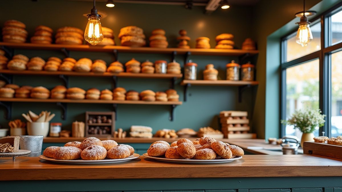 Een gezellige bakkerij vol gebak