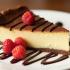 Een heerlijke plak Boston Cream Pie op een bord
