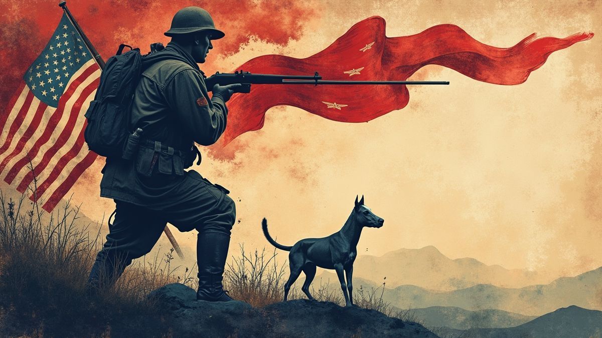 Een historisch poster over de betekenis van Veteranen Dag