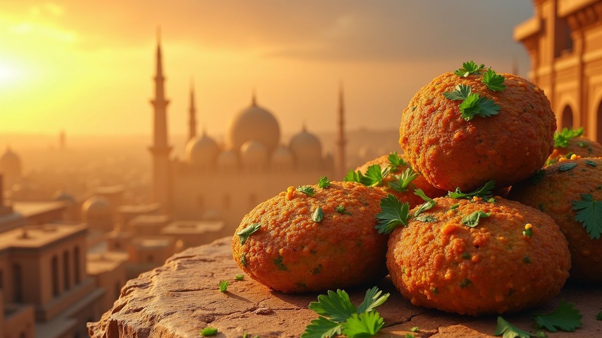 Een historische weergave van de oorsprong van falafel in Egypte