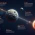 Een infographic over asteroïden en hun impact op de aarde