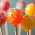 Een kleurrijke selectie van lollipops