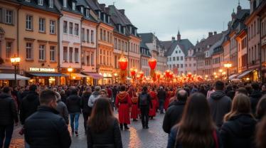 Traditionele paasprocessie in België