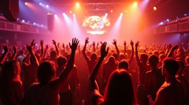 Een levendig wereldfeest met diverse culturen