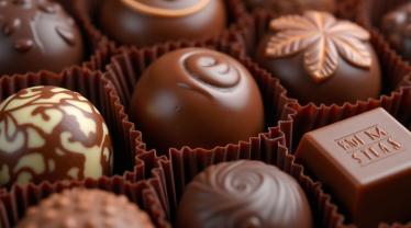 Een selectie van fijne Belgische pralines