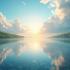 Een serene omgeving die genezing en reflectie uitstraalt