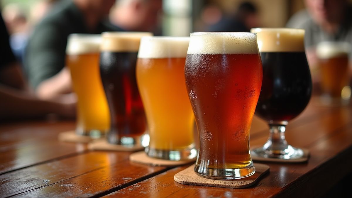 Een traditioneel Belgisch bierfestival met lokale bieren