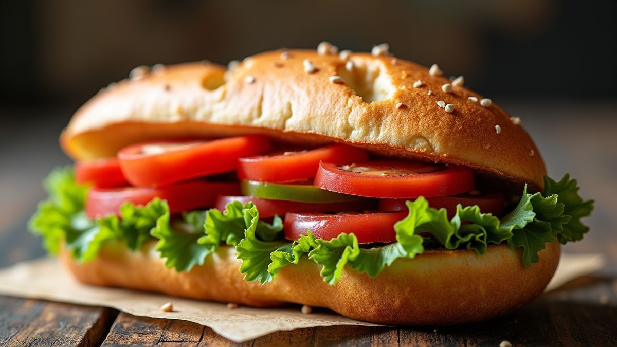 Een traditionele Belgische smos gevuld met verse ingrediënten.