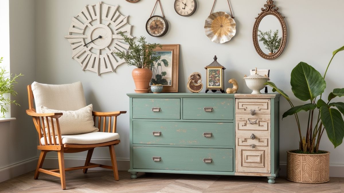 Een verzameling unieke upcycled meubels en decoratie
