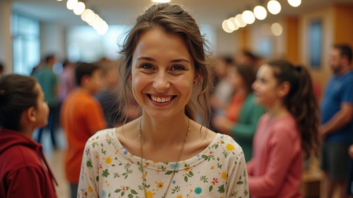 Een vreugdevolle gemeenschapsevenement dat de geest van geven toont