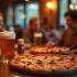 Eten en drinken met vrienden op de Bier- en Pizzadag