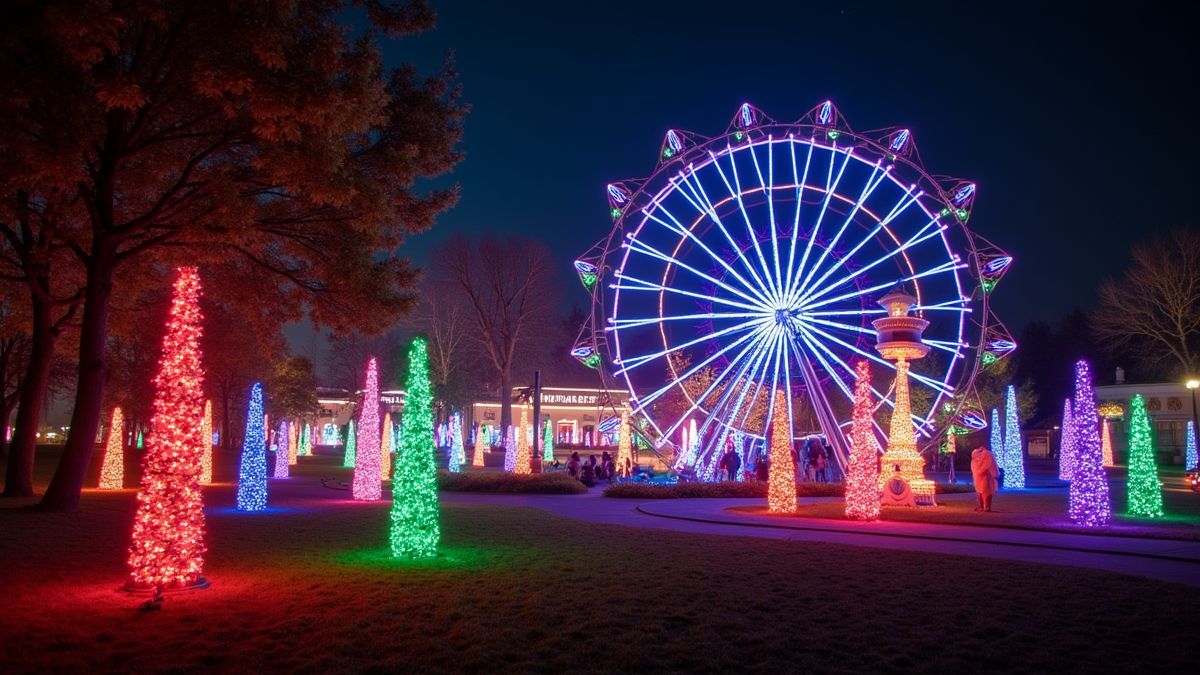 Feestelijke sfeer met kleurrijke LED-verlichting