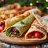 Feestelijke tafel met Belgische crêpes