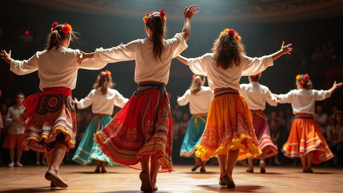 Folkloristische dans op Erfgoed Dag