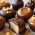Foto van diverse chocolade-karamel desserts