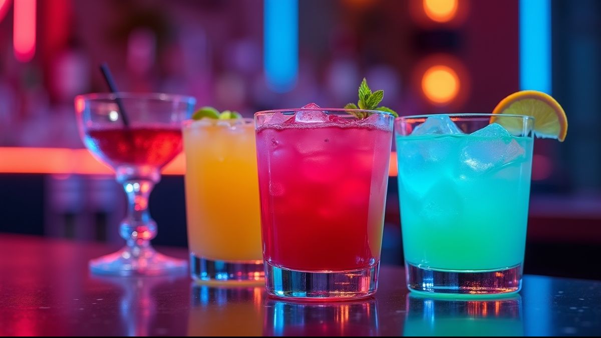Futuristische cocktails en retro maaltijden