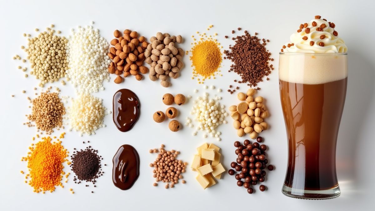 Garnituren voor root beer float