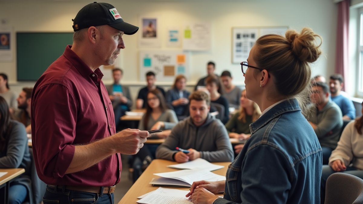 Gemeenschap die deelneemt aan training voor noodsituaties