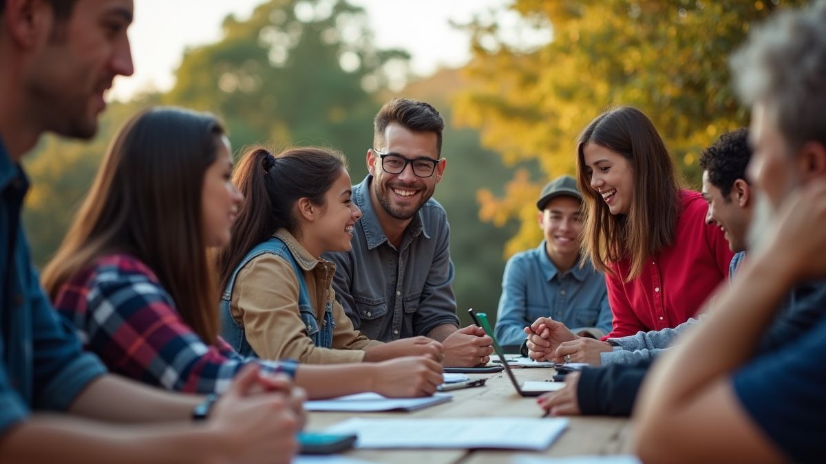 Gemeenschap die samenkomt voor noodtraining