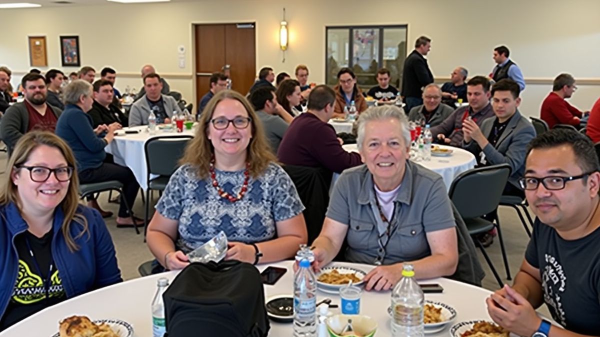 Gemeenschapsbijeenkomst ter viering van Métis-cultuur