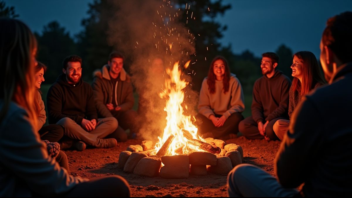 Gezellig vreugdevuur voor Makar Sankranti