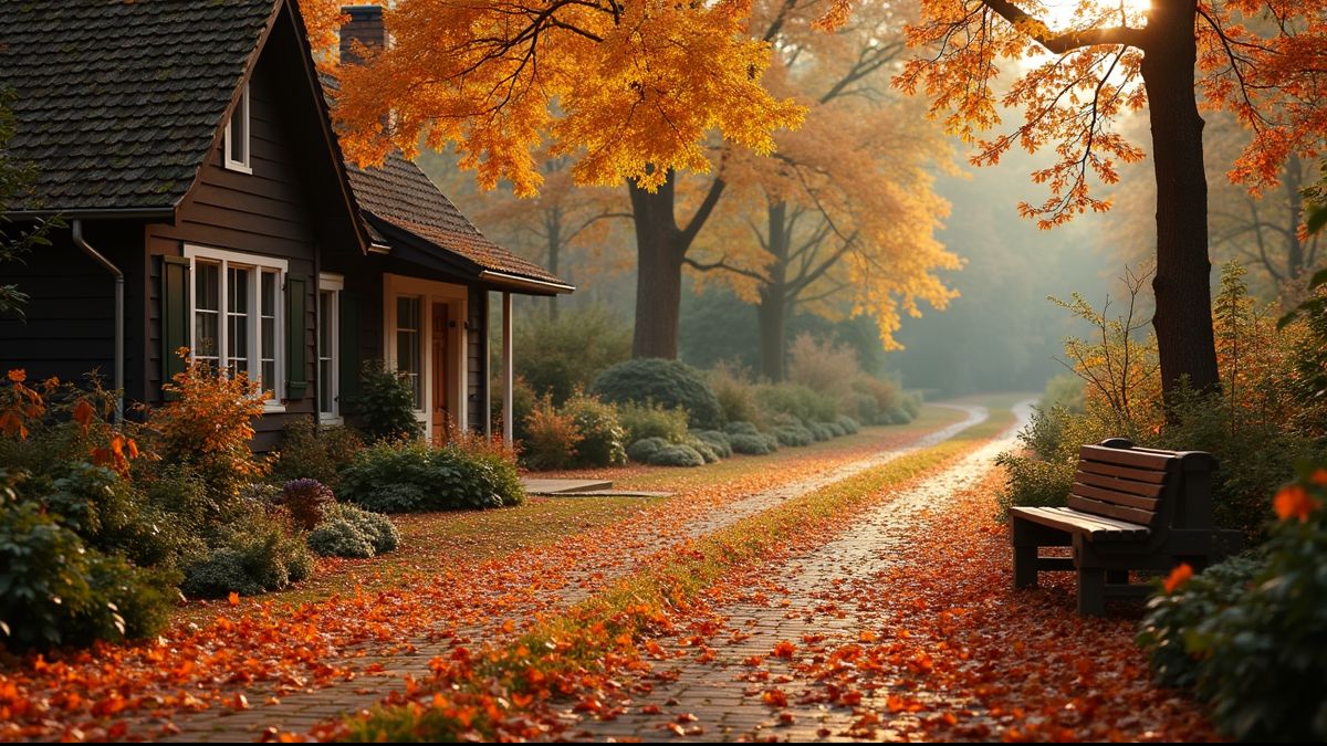 Gezellige bed & breakfast in herfstkleuren