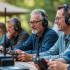 Groep amateur radio operators tijdens een evenement.